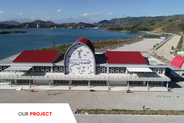 Gedung Terminal Penumpang Pelabuhan Gilimas